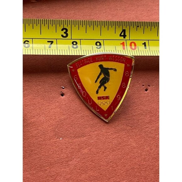 VINTAGE‎ BOXING, HORSE, & SHOTPPUT 1988 Seoul Olympic Team USA Lapel Pins Set - Picture 5 of 6